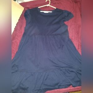 Time and Tru Navy Midi Dress
